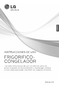 Manual de uso LG GB5135TICW Frigorífico combinado