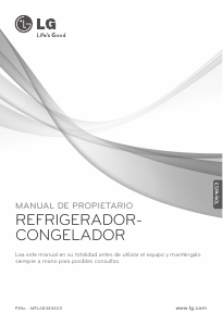 Manual de uso LG GTF925NSPM Frigorífico combinado