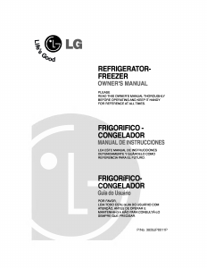 Handleiding LG GN-262SC Koel-vries combinatie