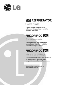 Manual LG GR-L2076LX Fridge-Freezer