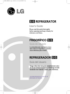 Manual LG GR-B197QTJA Fridge-Freezer