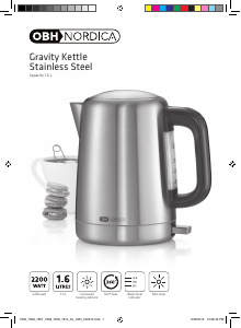 Manual OBH Nordica 7905 Gravity Kettle