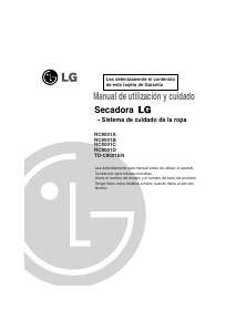 Manual de uso LG TD-C8001EN Secadora