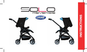 Bruksanvisning Jane Solo Reverse Barnvagn