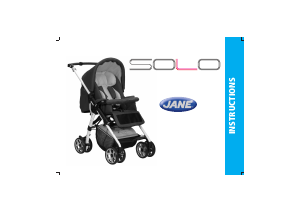Kullanım kılavuzu Jane Solo Katlanır bebek arabası