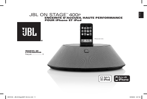Mode d’emploi JBL On Stage 400P Station d’accueil