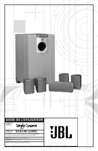 Mode d’emploi JBL SCS138 Système home cinéma
