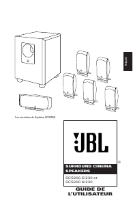 Mode d’emploi JBL SCS 200.5/230 Système home cinéma