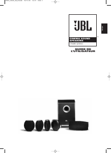 Mode d’emploi JBL CS460 Système home cinéma