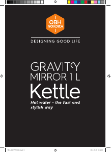 Bruksanvisning OBH Nordica 7912 Gravity Mirror Vattenkokare