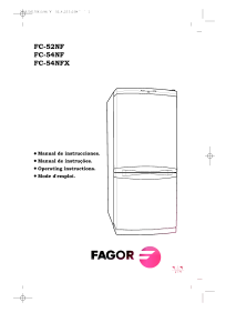 Manual Fagor FC-52NF Fridge-Freezer