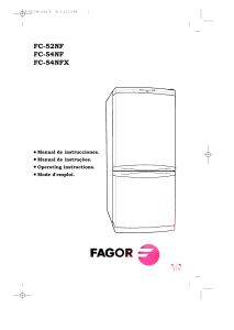 Manual Fagor FC-54NFX Fridge-Freezer