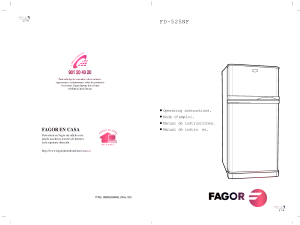 Manual Fagor FD-525NF Fridge-Freezer