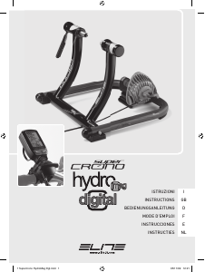 Manual de uso Elite Super Crono HydroMag Digital Rodillo para bicicleta