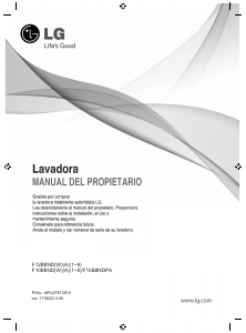 Manual de uso LG F10B8NDPA Lavadora