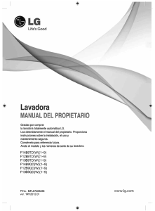 Manual de uso LG F10B9QDW Lavadora