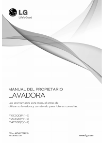 Manual de uso LG F12C3QDP1 Lavadora