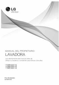 Manual de uso LG F1248TD Lavadora