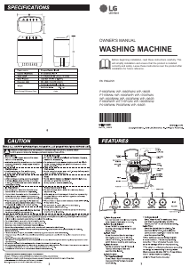 Handleiding LG P1860RWN Wasmachine