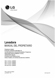 Manual de uso LG WD-12702MDS Lavadora