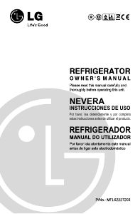 Manual de uso LG GR-3423X Frigorífico combinado