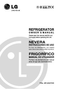Manual LG GR-B3421W Fridge-Freezer