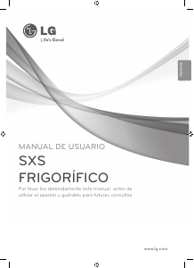 Manual de uso LG GS3159AVEV Frigorífico combinado