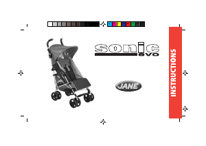 Руководство Jane Sonic Evo Детская коляска