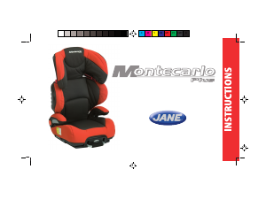 Руководство Jane Montecarlo Plus Автомобильное кресло