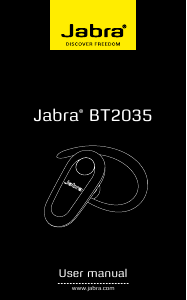 Manuale Jabra BT2035 Headset