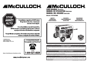 Mode d’emploi McCulloch FG7000MA Générateur
