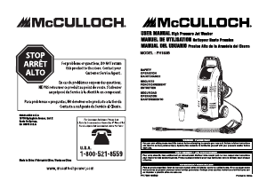 Manual McCulloch FH180B Pressure Washer