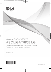 Manuale LG RC7055AH2Z Asciugatrice