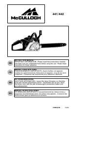 Mode d’emploi McCulloch 441 Tronçonneuse