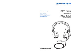 Bedienungsanleitung Sennheiser HMEC 25-KA Headset