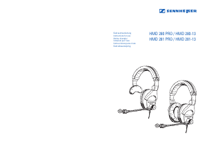 Manual Sennheiser HMD 281 Pro Headset