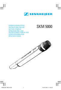 Bedienungsanleitung Sennheiser SKM 5000 Mikrofon