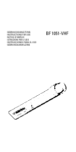 Handleiding Sennheiser BF 1051-VHF Microfoon