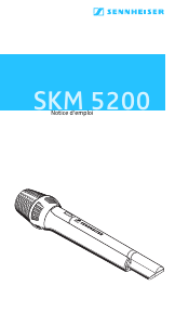 Mode d’emploi Sennheiser SKM 5200 Microphone