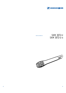 Mode d’emploi Sennheiser SKM 3072-U Microphone