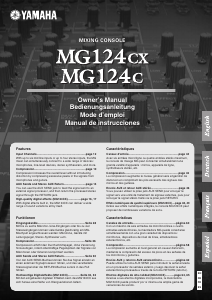 Manual Yamaha MG124C Mixing Console