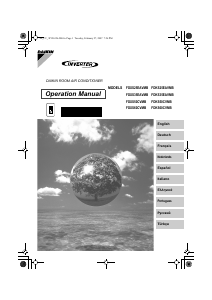 Mode d’emploi Daikin FDKS25EAVMB Climatiseur