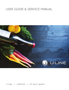 Manual U-Line UHWC524 Wine Cabinet
