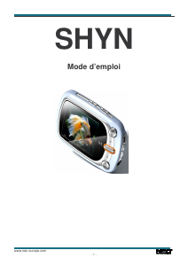 Mode d’emploi Neo Shyn Lecteur Mp3