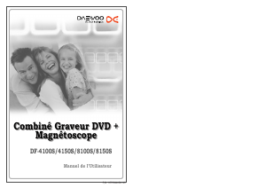 Mode d’emploi Daewoo DF-8100S Combi DVD-vidéo