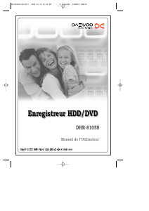 Mode d’emploi Daewoo DHR-8105S Lecteur DVD