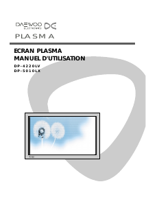 Mode d’emploi Daewoo DP-5010LX Moniteur Plasma