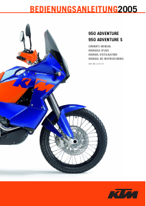 Mode d’emploi KTM 950 Adventure S (2005) Moto