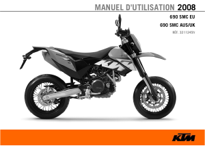 Mode d’emploi KTM 690 SMC AUS (2008) Moto