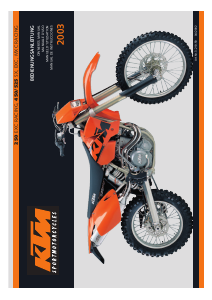 Mode d’emploi KTM 250 EXC Racing (2003) Moto